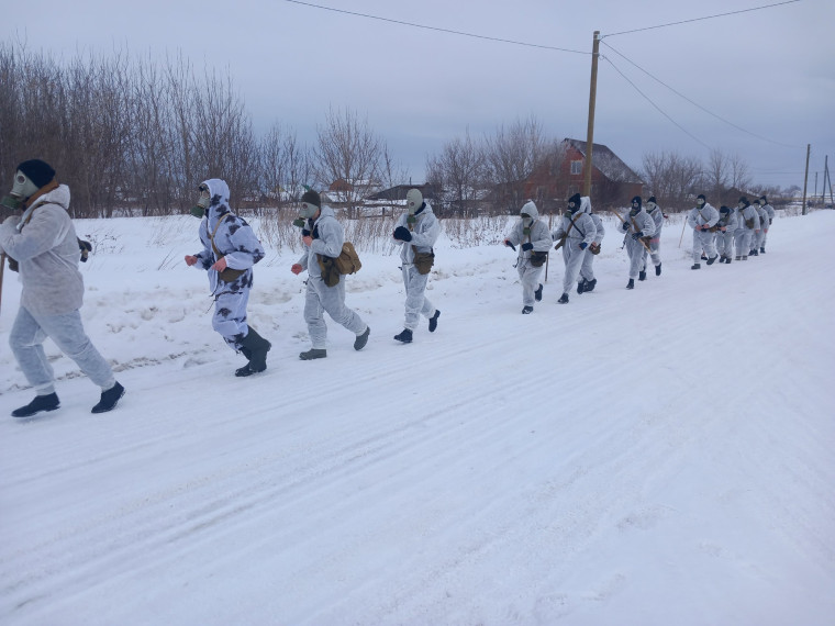 Традиционный зимний военно-полевой выход.